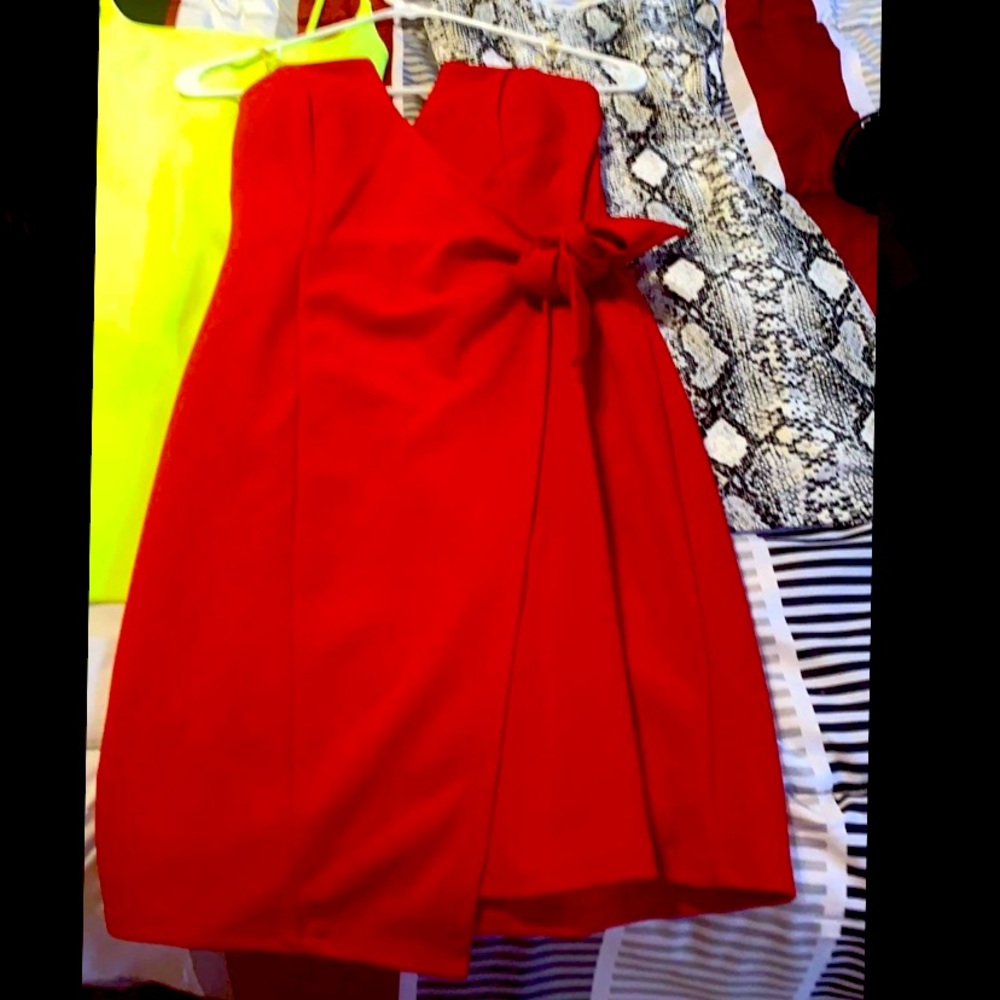 Mini dress strapless